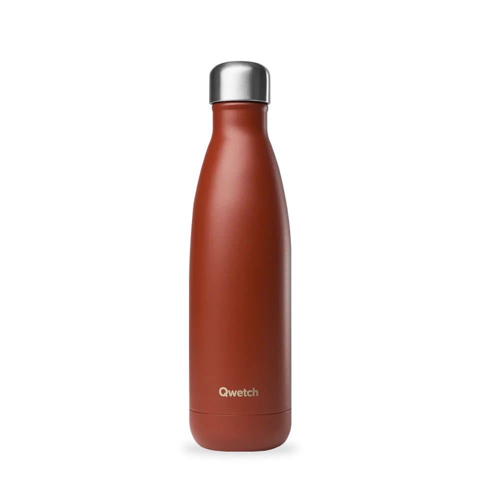 Qwetch Originals Matt Terracotta termo láhev 500 ml