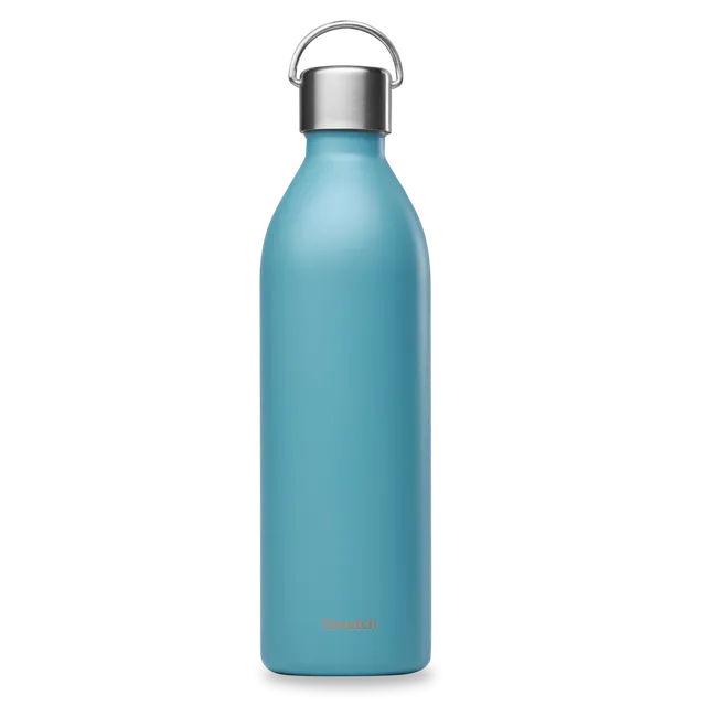 Qwetch Active Matt Bleu Acier termoláhev 1 l nerez
