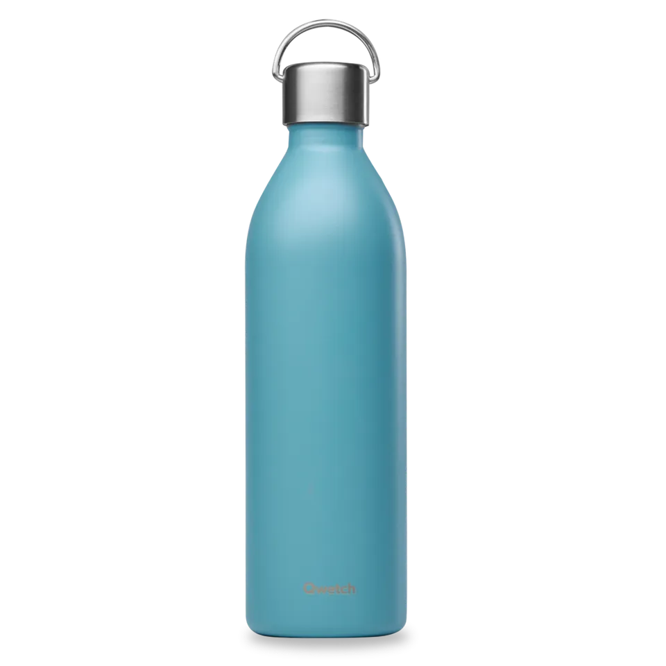 Qwetch Active Matt Bleu Acier termoláhev 1 l nerez