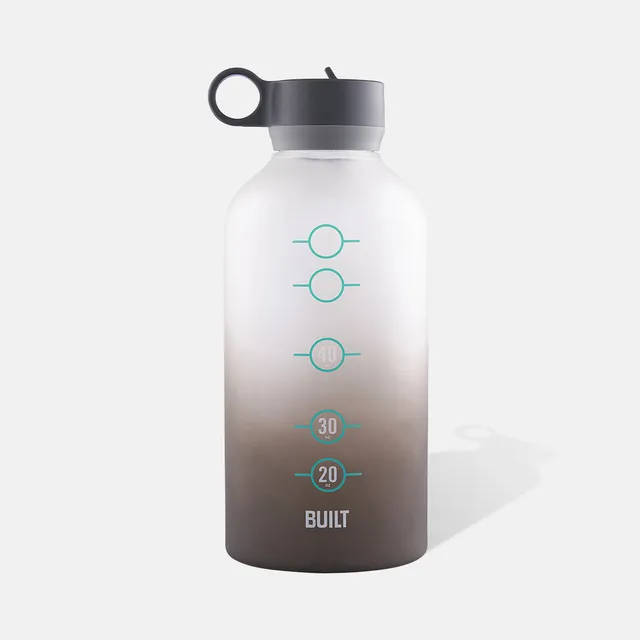 BUILT New York 74oz motivační láhev Concrete Grey 2,2 l