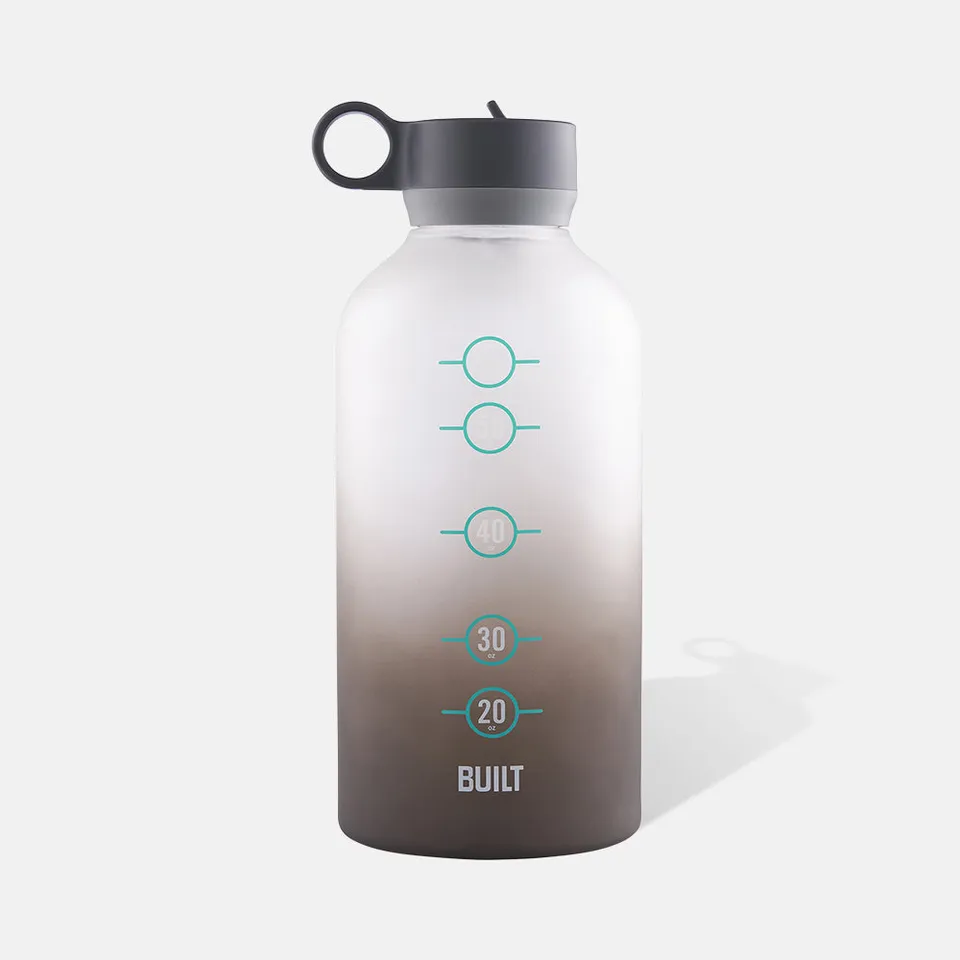 BUILT New York 74oz motivační láhev Concrete Grey 2,2 l