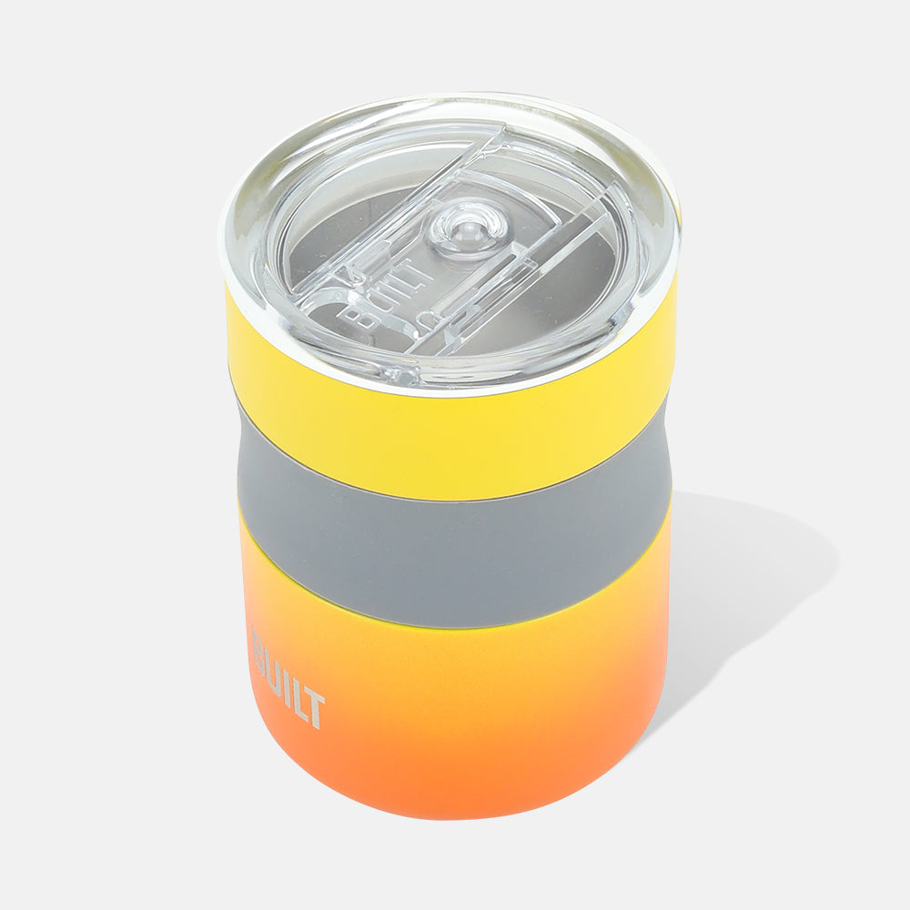 BUILT New York Desk Mug 12oz termohrnek Citrus Sunrise Ombre