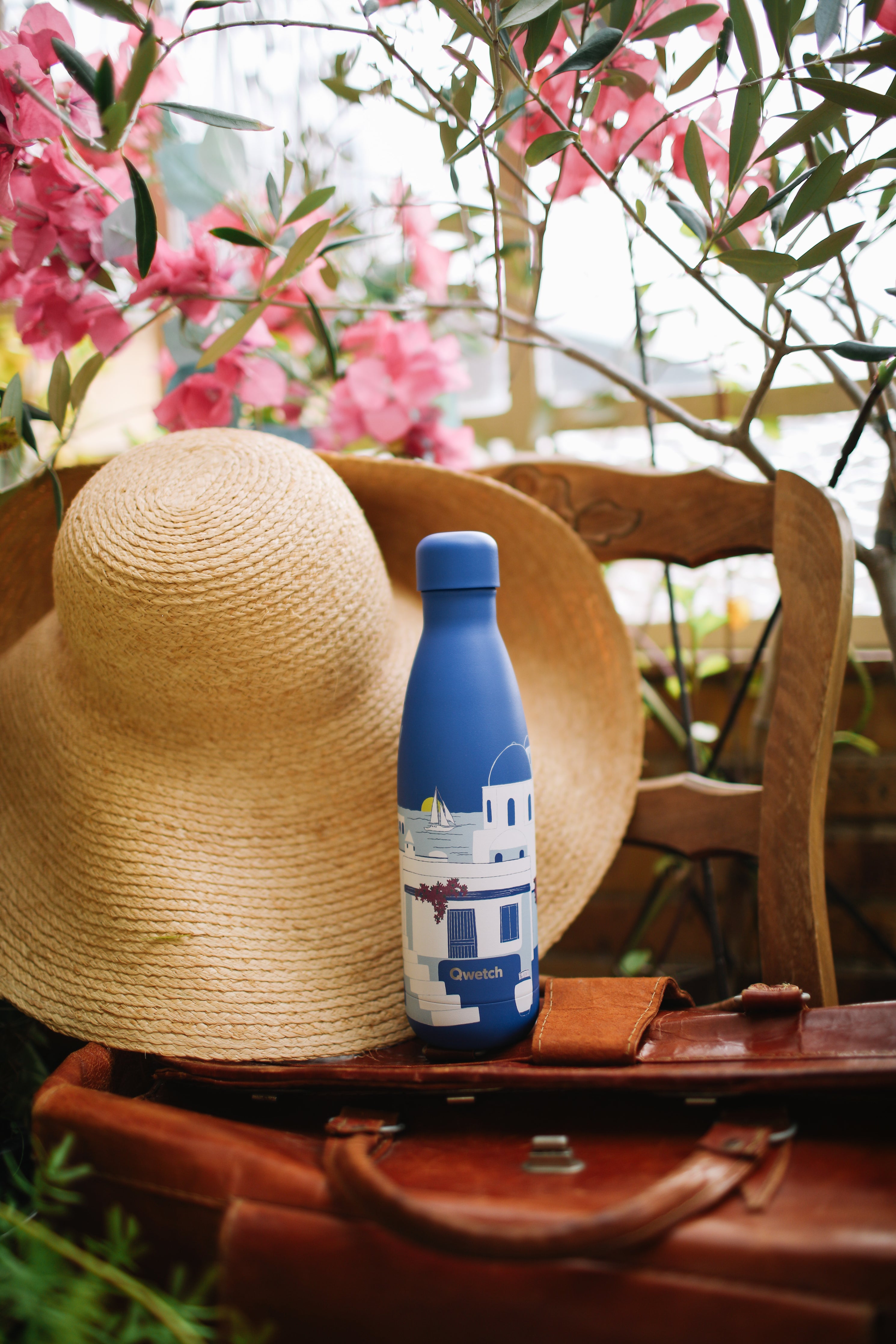 Qwetch Originals Voyage Thera termolahev 500 ml modrá