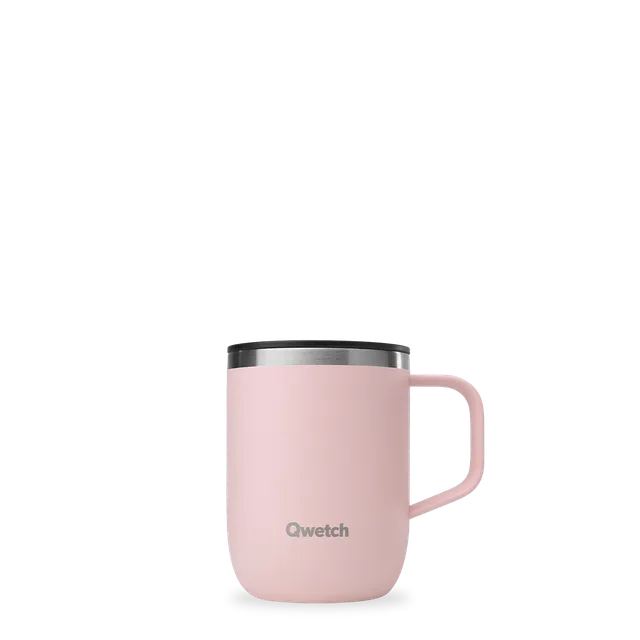 Qwetch termohrnek 350 ml Pastel Rose nerez