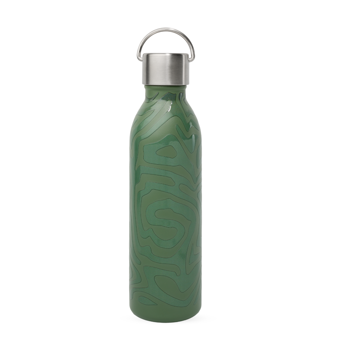 Qwetch Active Camo Kaki termoláhev 600 ml nerez