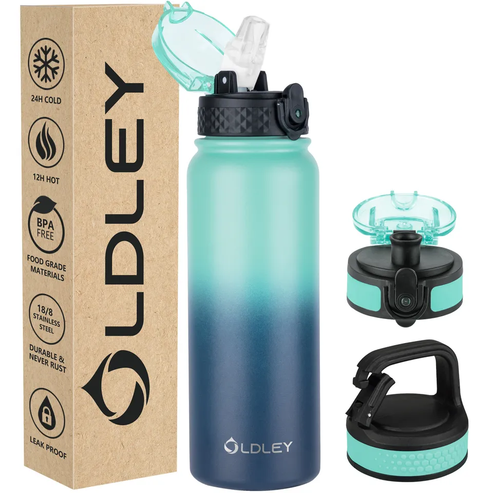 OLDLEY Triple Lid 20oz termoláhev karibská modrá 591 ml