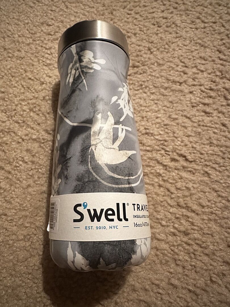 S'well Traveler 16oz termo hrnek Onyx 473 ml na cesty