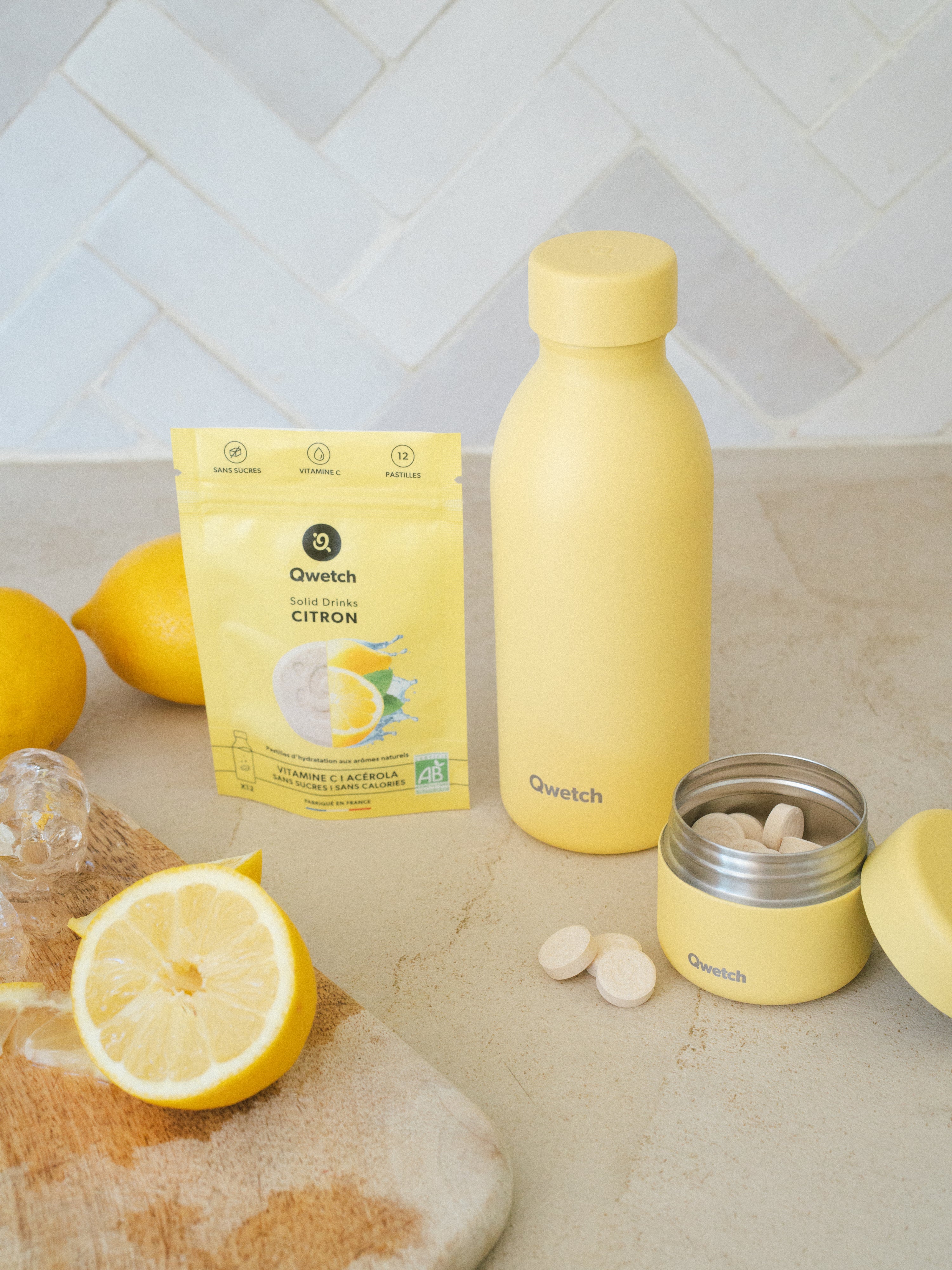 Qwetch Solid Drinks box citron 48 tablet dóza