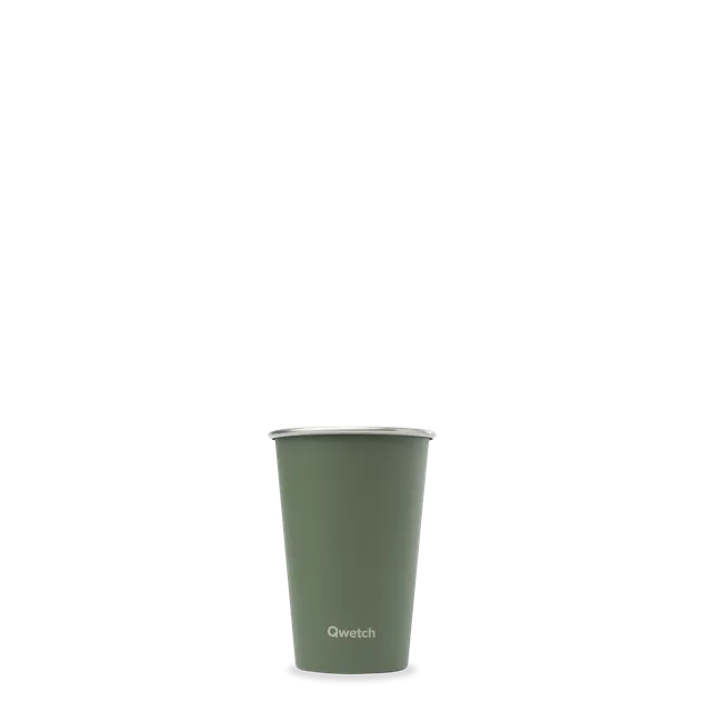 Qwetch One kelímek granite khaki 300 ml nerez