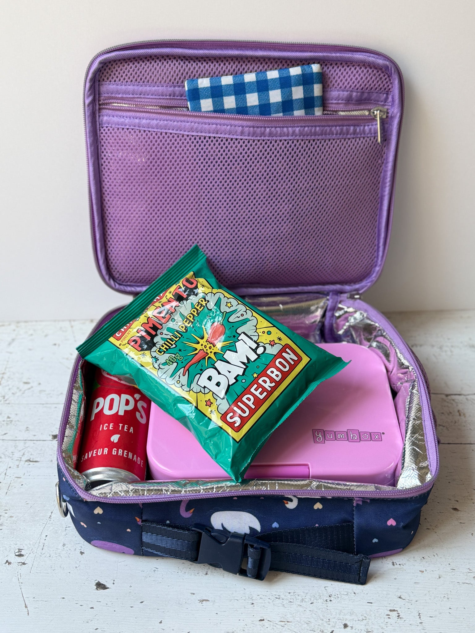 Yumbox Panino bento box Power Pink Swan 4 přihrádky