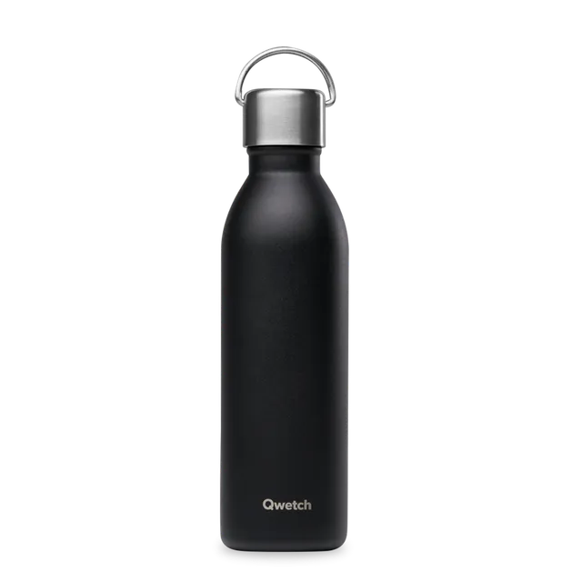 Qwetch Active Matt Noir termoláhev 350 ml nerez