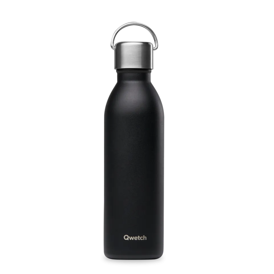 Qwetch Active Matt Noir termoláhev 350 ml nerez