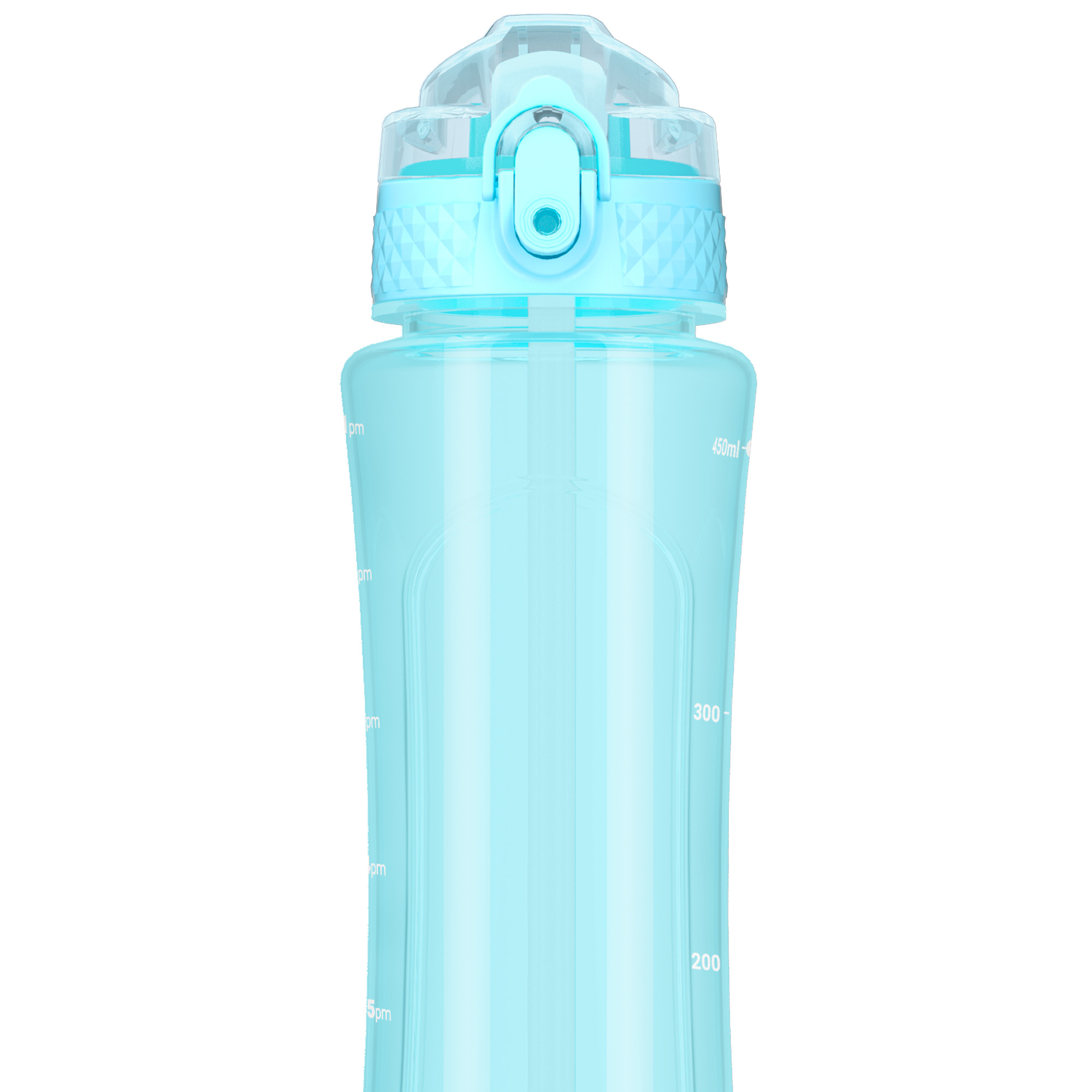 OLDLEY Kids sportovní láhev 450 ml modrá transparentní