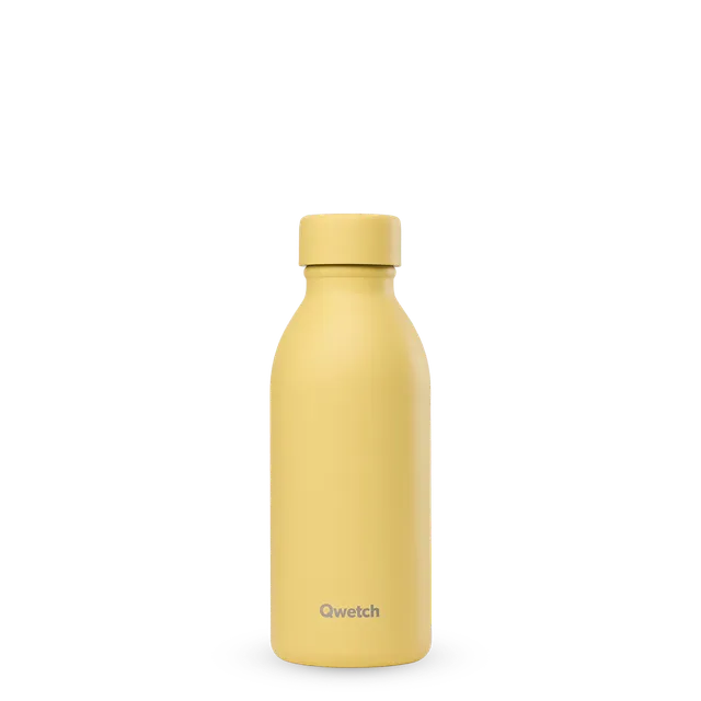 Qwetch Icon Pastel Citron termoláhev 500 ml nerez