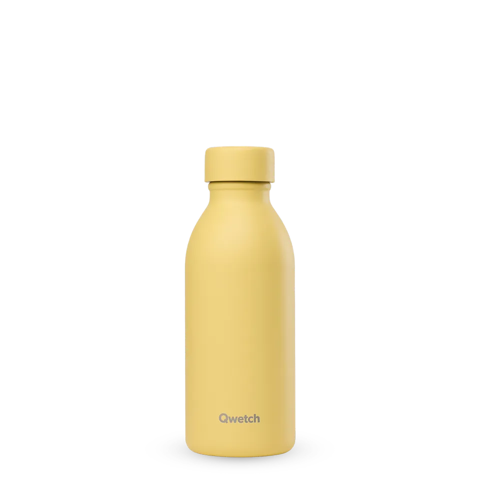 Qwetch Icon Pastel Citron termoláhev 500 ml nerez