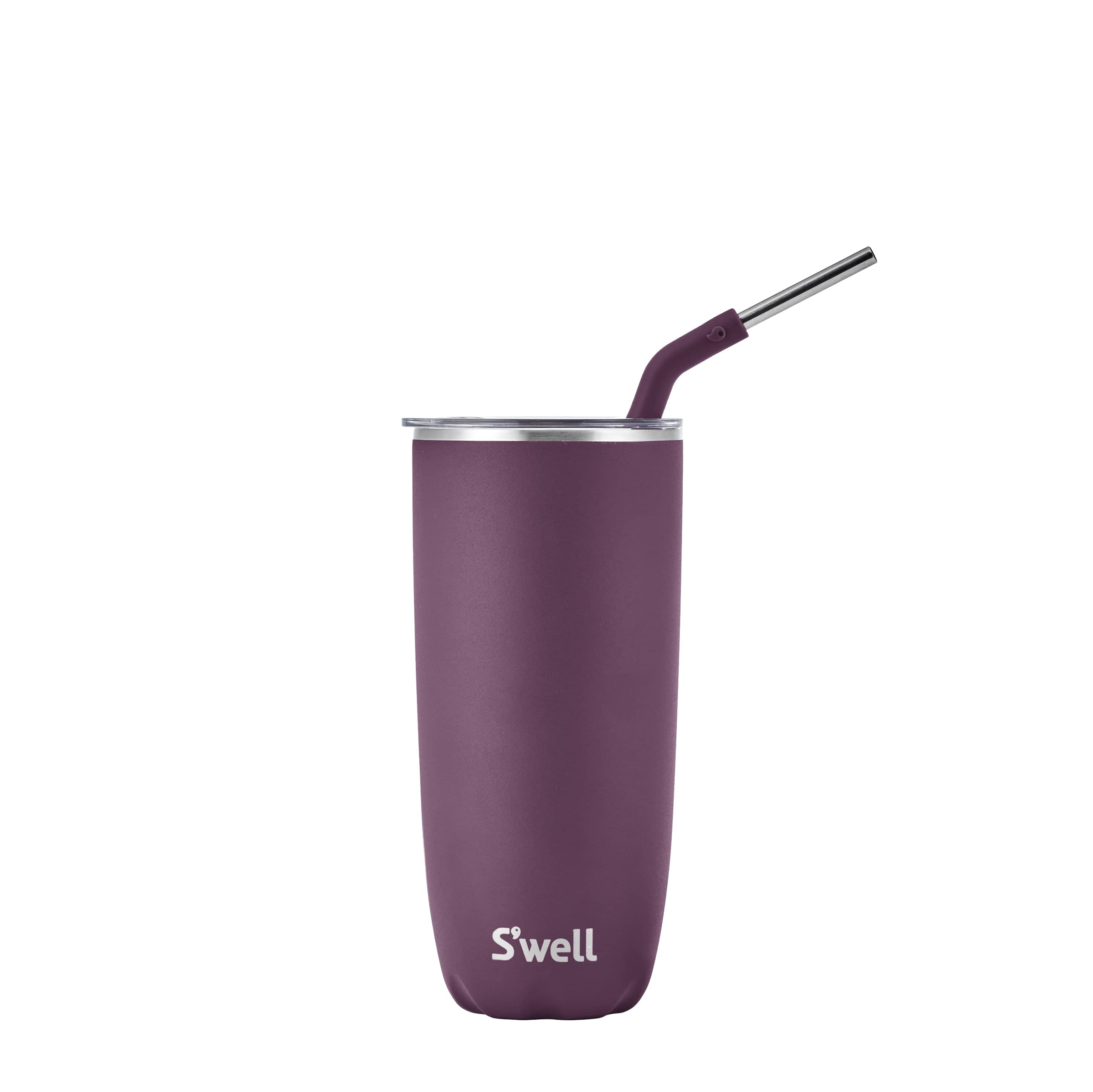 S'well Tumbler with Straw termohrnek 710 ml Onyx chlad 18 hodin