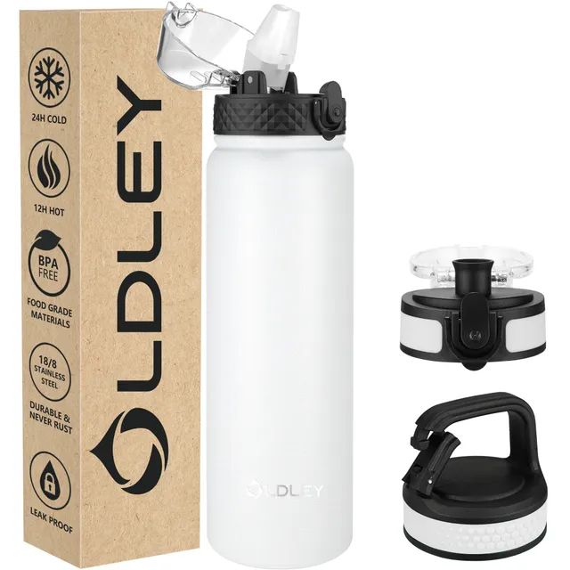 Oldley 32oz termolahev matná bílá 950 ml nerez