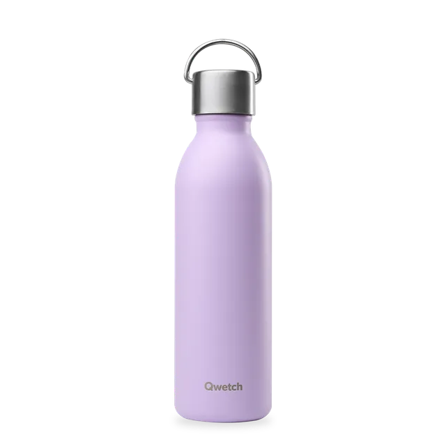 Qwetch Active Pastel Lavande termoska 600 ml nerez