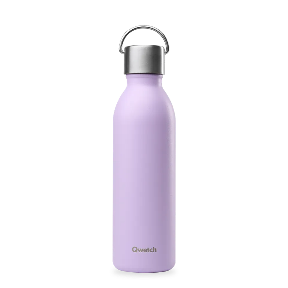 Qwetch Active Pastel Lavande termoska 600 ml nerez