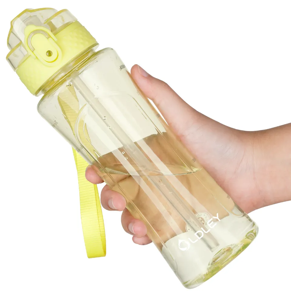 Oldley Kids 15oz dětská láhev žlutá transparentní