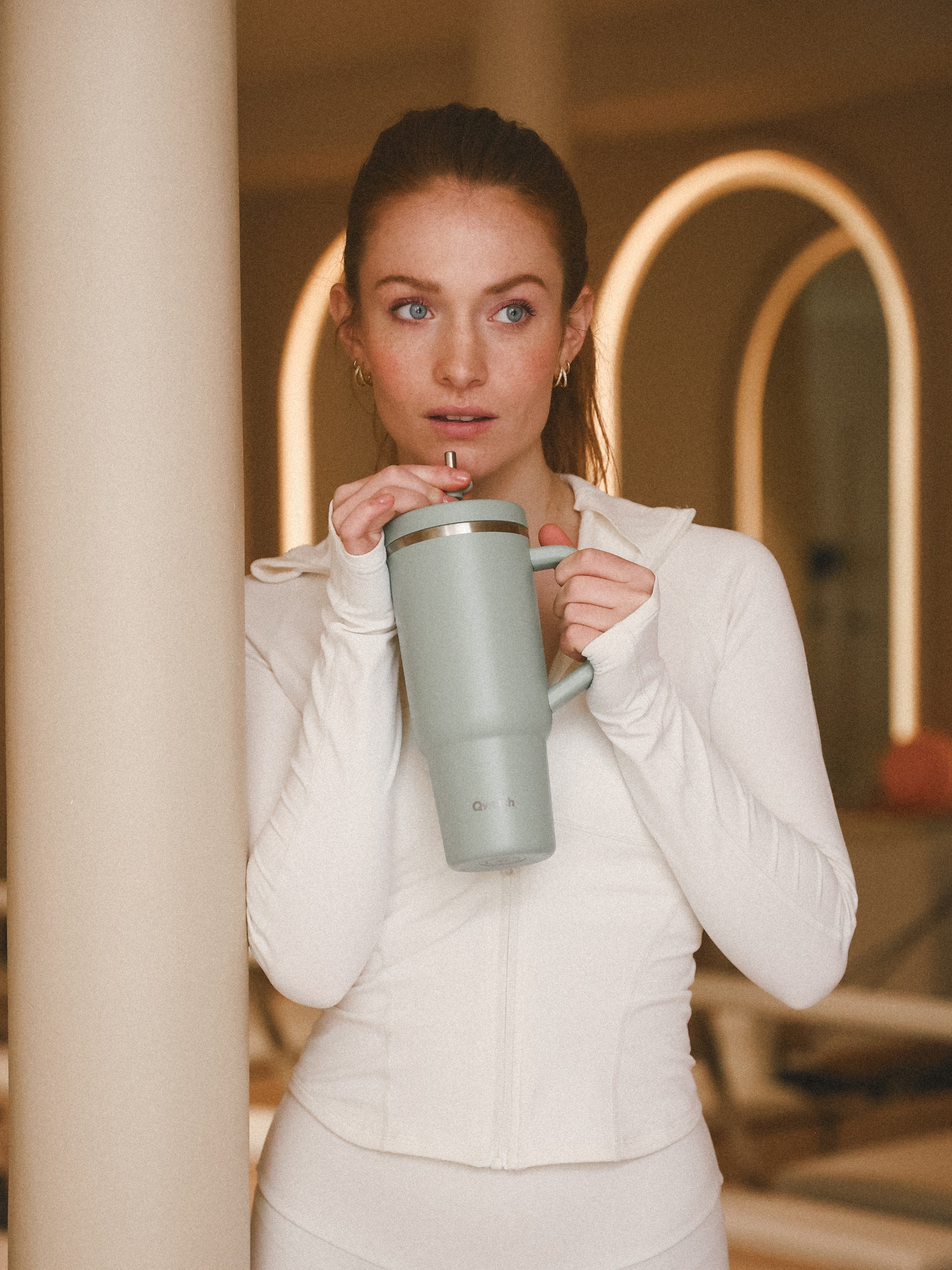 Qwetch Solid Drinks Travel Cup kelímek citron tilleul