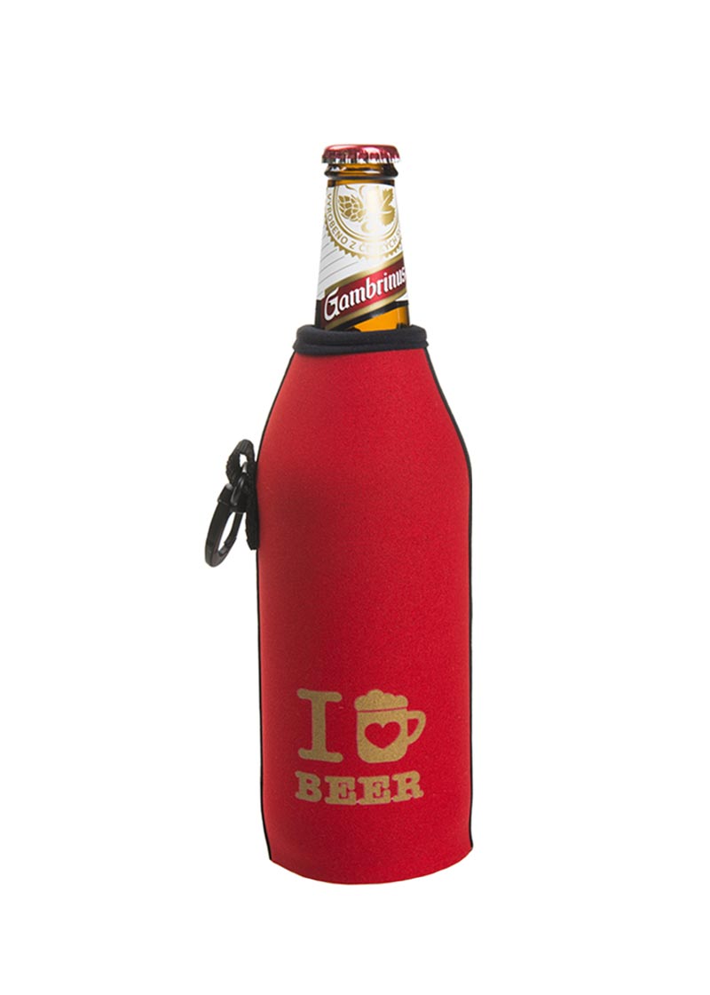 Coolbox I Love Beer termoobal na láhev 0,5 l neopren