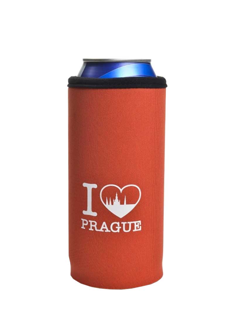 Coolbox termoobal na plechovku 0,5 l I Love Prague neopren
