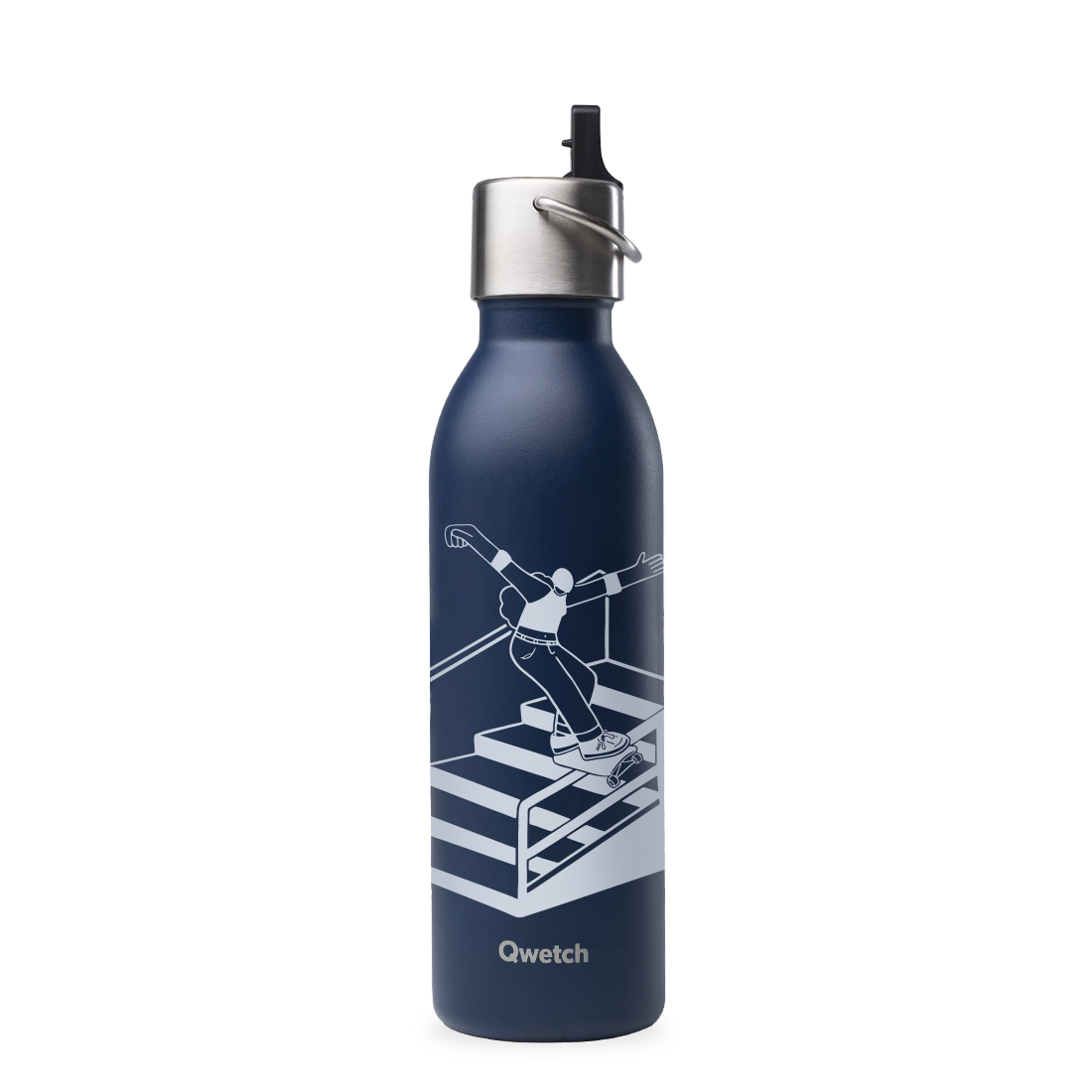 Qwetch Active Skate termoláhev 600 ml Skate Bowl