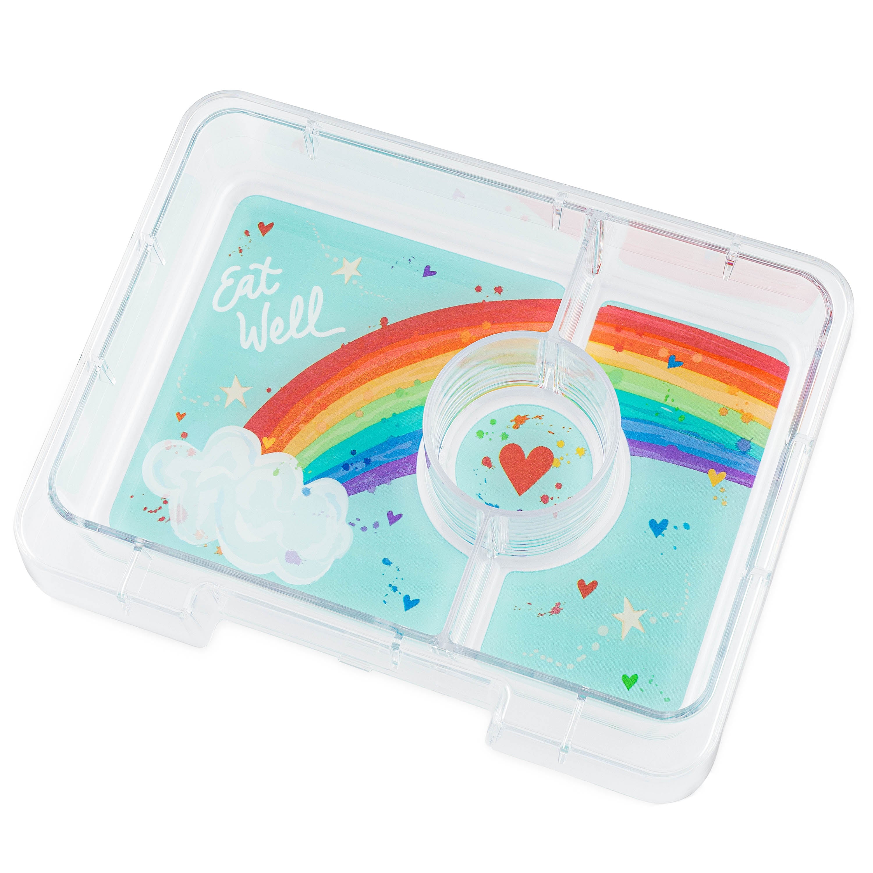 Yumbox Snack svačinový box Power Pink Rainbow 3 přihrádky