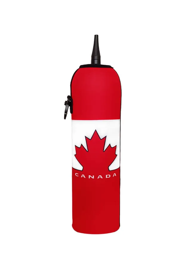 Coolbox Canada Red termoobal na lahev 1,0 l neopren