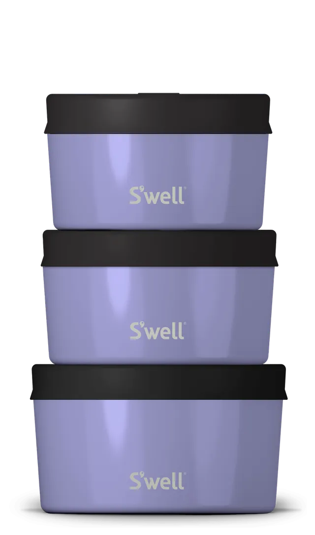 S'well Hillside Lavender termodózy 10/16/24 oz 3 kusy