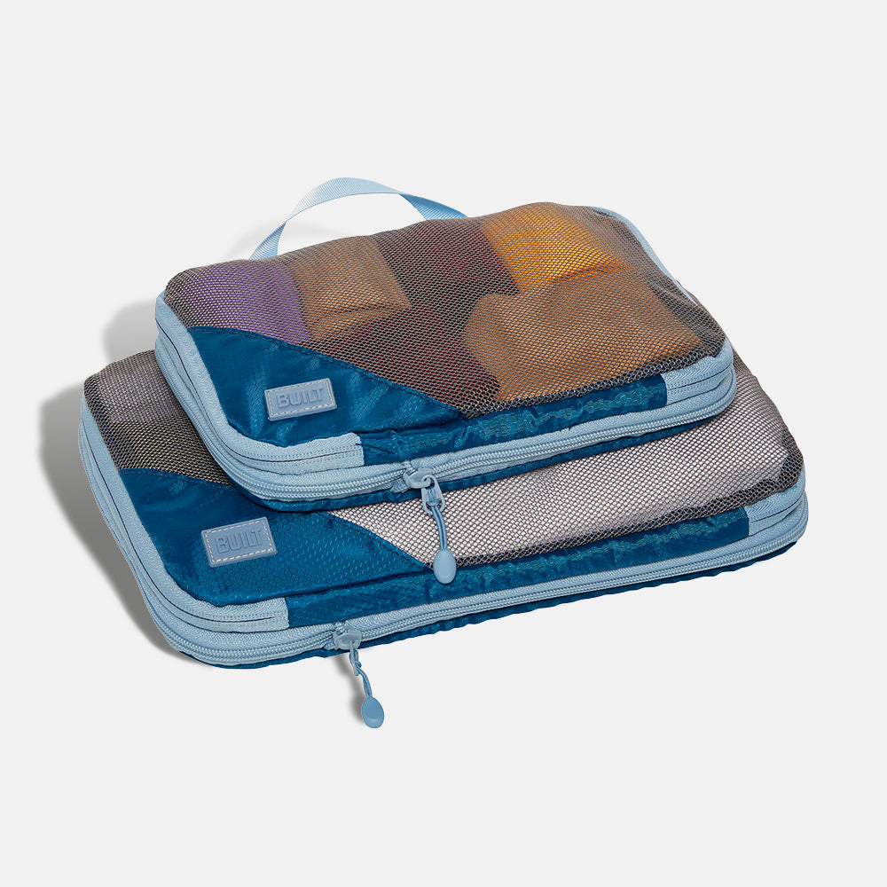 BUILT New York Compression Travel Cube cestovní kostky 2 ks Quiet Shade