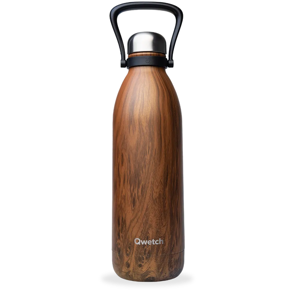 Qwetch Titan termoláhev 1,5 l Wood nerez