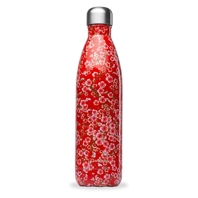 Qwetch Originals Flowers termoláhev červená 750 ml Re-Love