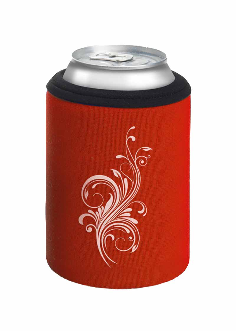 Coolbox termoobal na plechovku 0,33 l Kytka neopren