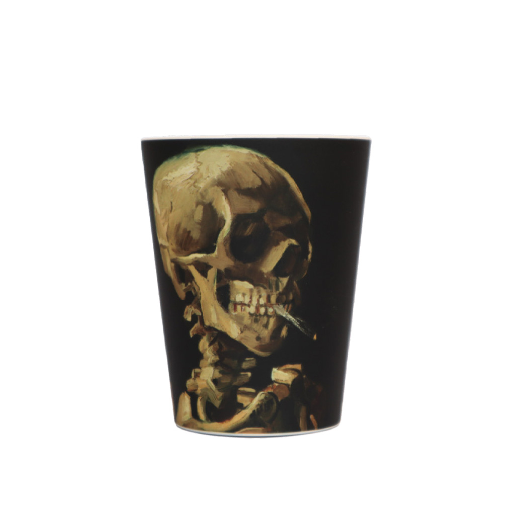 Ecoffee Cup Skulls kelímek na kávu s víčkem