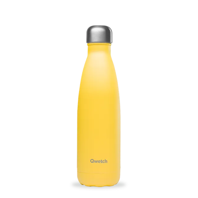 Qwetch Originals Pop Jaune termoláhev 500 ml nerez
