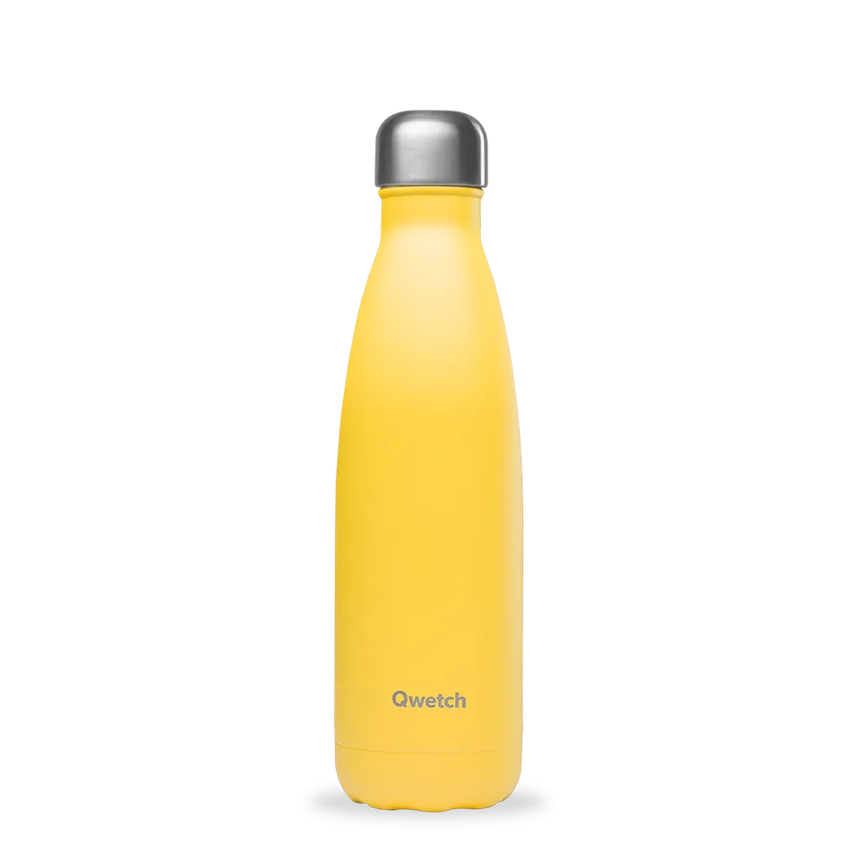 Qwetch Originals Pop Jaune termoláhev 500 ml nerez