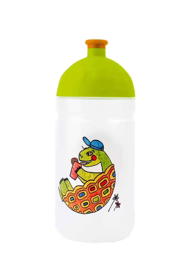 Zdravá lahev Želva a sluníčko 0,5 l + zátka bez BPA