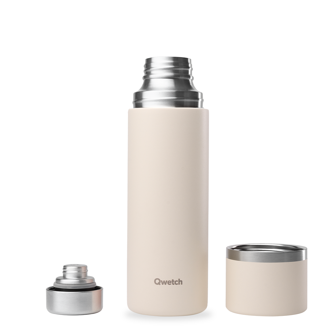 Qwetch Thermo termoska 750 ml písková matná nerez