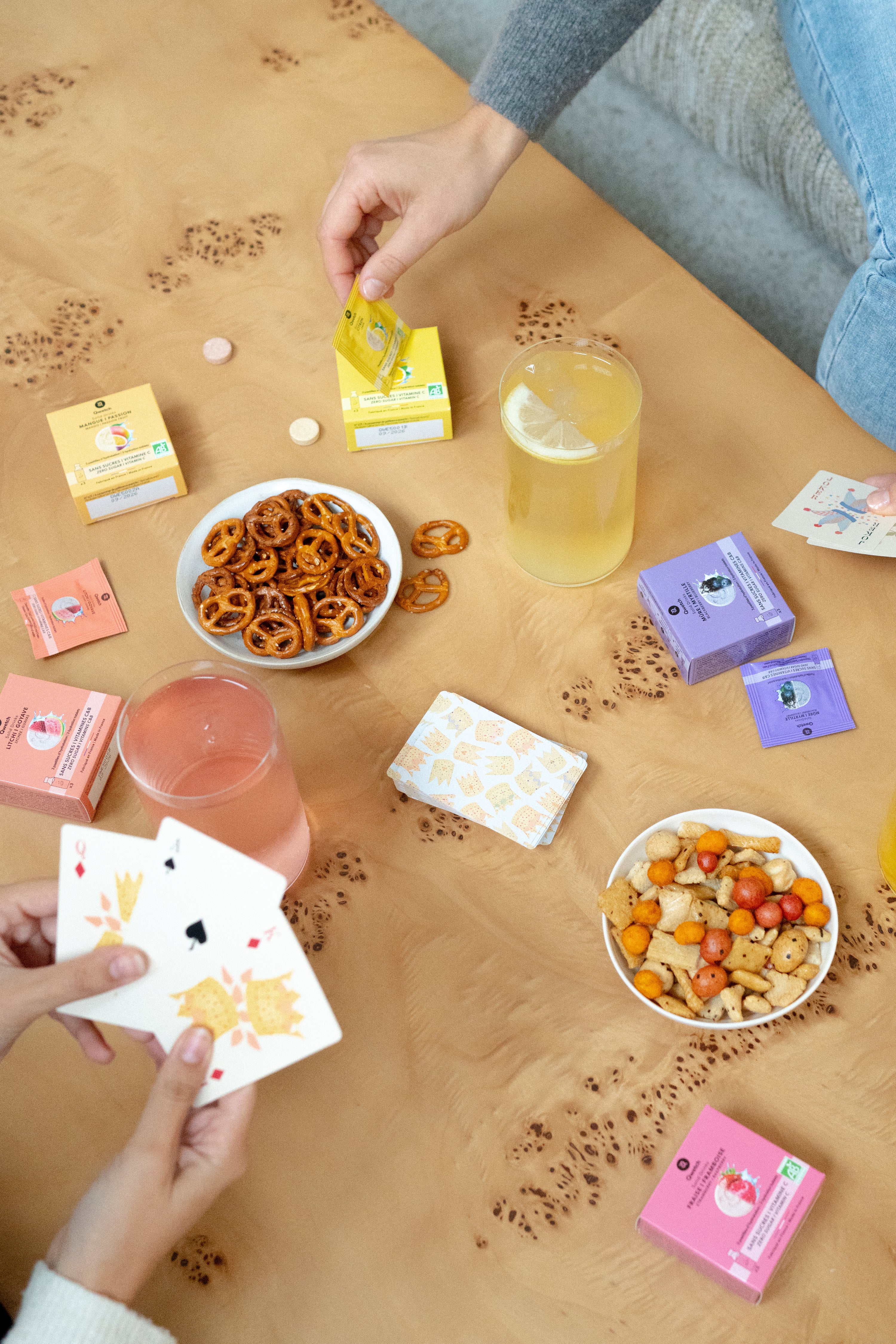 Qwetch Solid Drinks tablety do vody 4 příchutě 12 ks