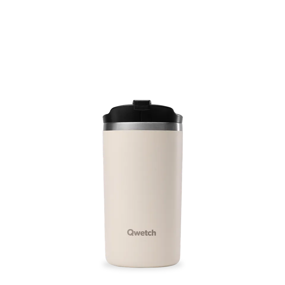 Qwetch Travel Mug termohrnek Matt Sable 350 ml nerez