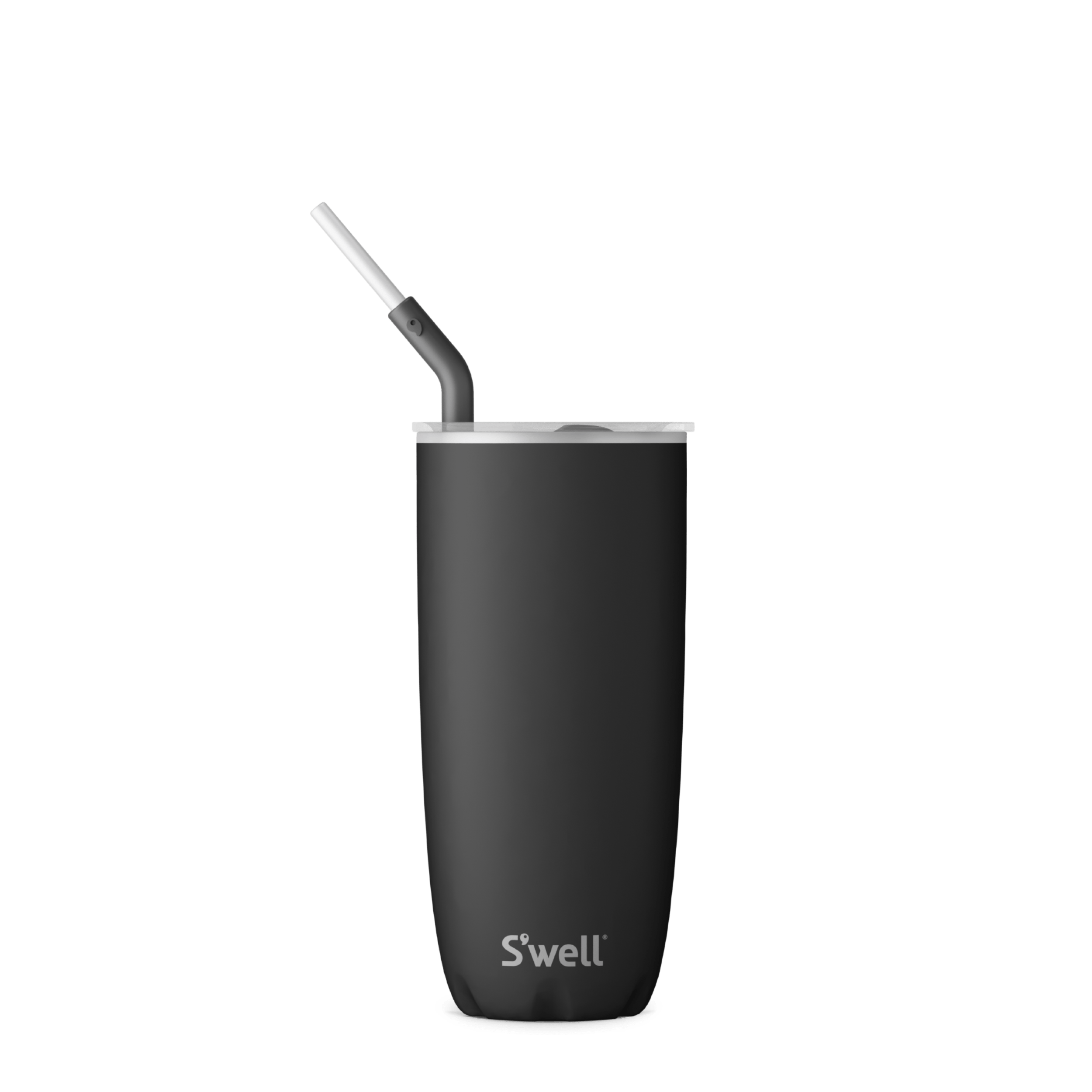 S'well Timothy Goodman tumbler s brčkem TG White 710 ml nerez