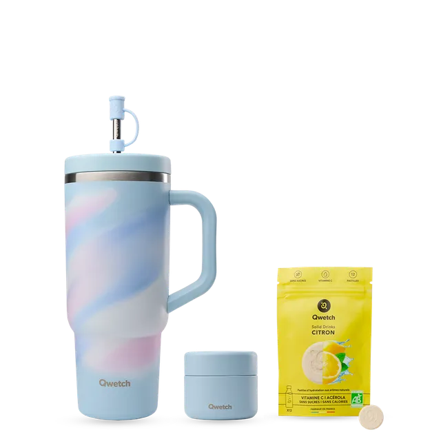 Qwetch Travel Cup Aura termohrnek 900 ml sada