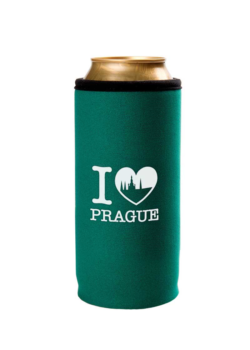 Coolbox termoobal na plechovku 0,5 l I Love Prague neopren