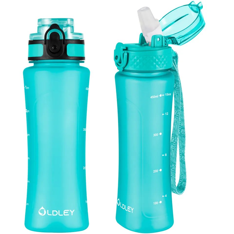 Oldley Kids dětská lahev 15oz 450 ml mátová plast