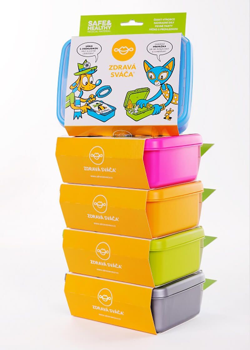 Coolbox Zdravá Sváča Komplet svačinový box bez BPA