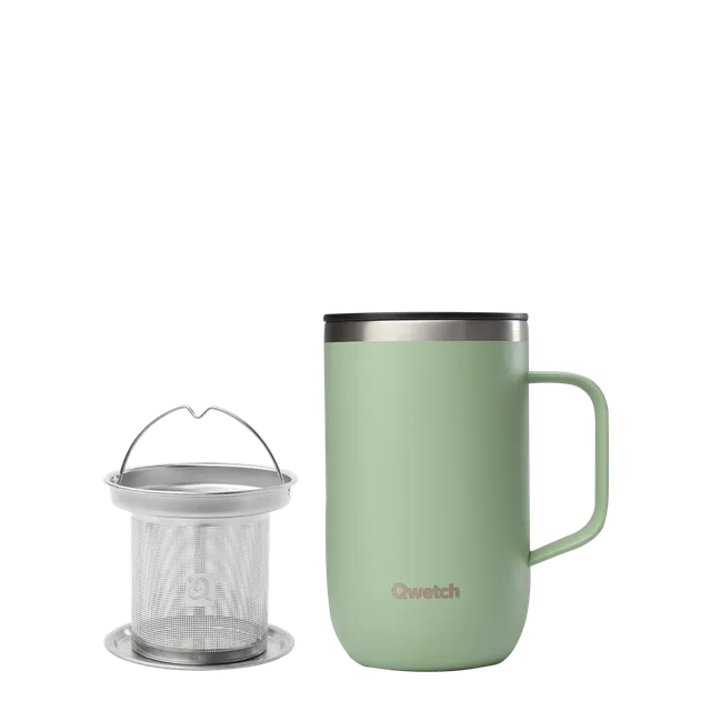 Qwetch Tisanière termohrnek 470 ml lipový nerez