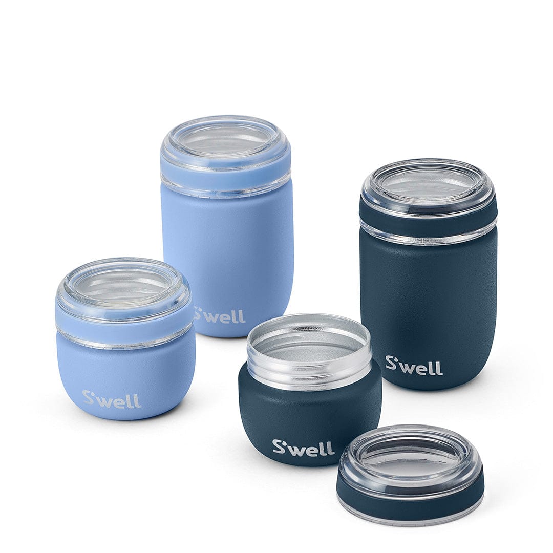 S'well Travel Container Set cestovní lahvičky Pink netekoucí