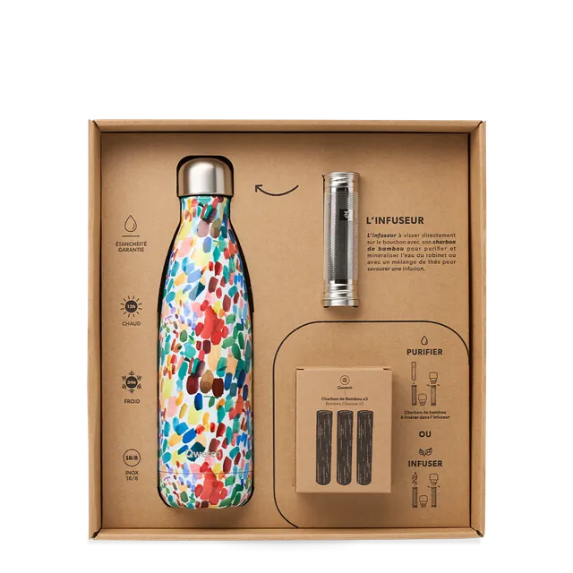 Qwetch Originals Arty dárková sada 500 ml s infuzérem